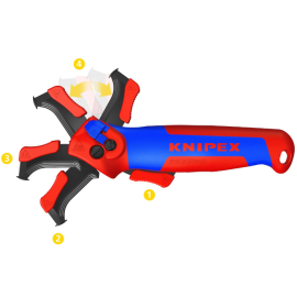 Cutit cu sabot glisant Knipex 16 50 145 SB