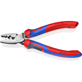Cleste pentru sertizat pini cabluri Knipex 97 72 180 Cleste pentru sertizat pini cabluri Knipex 97 72 180
