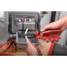 Cleste de dezizolat cabluri 16 mm VDE 180 mm