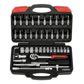 Trusa de chei tubulare si biti cu clichet SuperEgo SEH000700