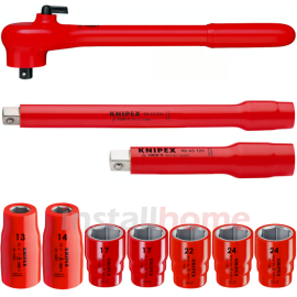 Tubulare izolate 13 - 27 mm si clichet 1/2"